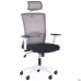 Uran White HR chair, Nest-01 seat / HY-109 grey mesh back