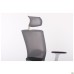 Uran White HR chair, Nest-01 seat / HY-109 grey mesh back