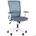 Uran White chair, Nest-08 grey seat / SL-18 aquamarine mesh back