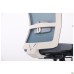 Uran White chair, Nest-08 grey seat / SL-18 aquamarine mesh back