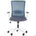 Uran White chair, Nest-08 grey seat / SL-18 aquamarine mesh back