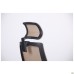 Lead Black HR chair, black Нест-01 seat / beige SL-02 mesh back