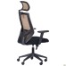 Lead Black HR chair, black Нест-01 seat / beige SL-02 mesh back