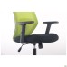 Lead Black HR chair, black Нест-01 seat / lime SL-06 mesh back