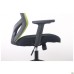 Lead Black HR chair, black Нест-01 seat / lime SL-06 mesh back