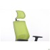 Lead Black HR chair, black Нест-01 seat / lime SL-06 mesh back