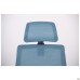 Lead Black HR chair, black Нест-01 seat / aquamarine SL-18 mesh back