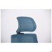 Lead Black HR chair, black Нест-01 seat / aquamarine SL-18 mesh back