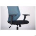 Lead Black HR chair, black Нест-01 seat / aquamarine SL-18 mesh back