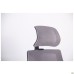 Lead Black HR chair, grey Нест-08 seat / grey HY-109 mesh back