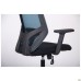 Lead Black chair, black Нест-01 seat / aquamarine SL-18 mesh back