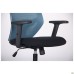 Lead Black chair, black Нест-01 seat / aquamarine SL-18 mesh back