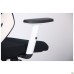 Lead White HR chair, black Нест-01 seat / black HY-100 mesh back