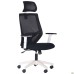 Lead White HR chair, grey Нест-08 seat / grey HY-109 mesh back