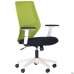 Lead White chair, black Нест-01 seat / lime SL-06 mesh back