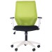 Lead White chair, black Нест-01 seat / lime SL-06 mesh back