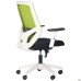 Lead White chair, black Нест-01 seat / lime SL-06 mesh back