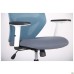 Lead White chair, grey Нест-08 seat / aquamarine SL-18 mesh back
