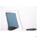 Lead White chair, grey Нест-08 seat / aquamarine SL-18 mesh back