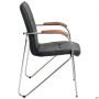 Samba chair chrome walnut Nappa-01