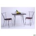 Cindy table base, chrome