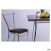 Cindy table base, chrome