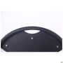 Joker chair, black frame, black faux leather