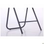Joker chair, black frame, black faux leather
