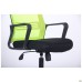 Jun chair, black mesh seat / lime mesh back