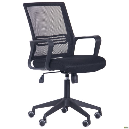 Jun chair, all-black mesh