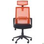 Neon HR chair, Sydney-07 seat / orange mesh back
