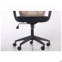 Nickel Black chair, Nest-01 black seat / SL-02 beige mesh back