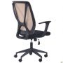 Nickel Black chair, Nest-01 black seat / SL-02 beige mesh back