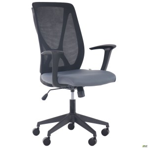 Nickel Black chair, Nest-08 grey seat / SL-00 black mesh back