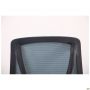 Nickel Black chair, Nest-19 light-grey seat / SL-18 aquamarine mesh back