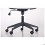 Nickel Black chair, Nest-19 light-grey seat / SL-18 aquamarine mesh back