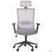 Uran Black HR chair, Sydney-20 seat / SL-01 light grey mesh back