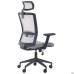 Uran Black HR chair, Sydney-20 seat / SL-01 light grey mesh back