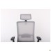 Uran Black HR chair, Sydney-20 seat / SL-01 light grey mesh back