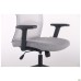 Uran Black HR chair, Sydney-20 seat / SL-01 light grey mesh back
