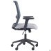 Uran Black chair, Nest-19 light grey seat / SL-18 aquamarine mesh back