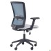 Uran Black chair, Nest-19 light grey seat / SL-18 aquamarine mesh back