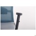 Uran Black chair, Nest-19 light grey seat / SL-18 aquamarine mesh back