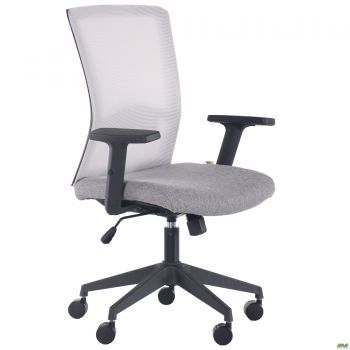 Uran Black chair, Sydney-20 seat / SL-01 light grey mesh back