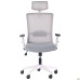 Uran White HR chair, Nest-19 light grey seat / SL-01 light grey mesh back