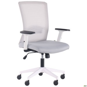 Uran White chair, Nest-19 light grey seat / SL-01 light grey mesh back Uran White chair, Nest-19 light grey seat / SL-01 light grey mesh back