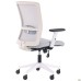 Uran White chair, Nest-19 light grey seat / SL-01 light grey mesh back