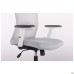 Uran White chair, Nest-19 light grey seat / SL-01 light grey mesh back