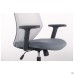 Lead Black HR chair, grey Нест-08 seat / light grey SL-01 mesh back