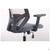 Lead Black HR chair, grey Нест-08 seat / light grey SL-01 mesh back